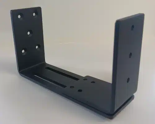 Metal L-Bracket with pre-drilled mounting holes